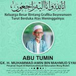 Kabar Duka, Ulama Kharismatik Aceh Tumin Blang Bladeh Tutup Usia