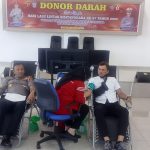 Dalam Rangka Hari Lalu Lintas Bhayangkara Ke-67, Ditlantas Polda Aceh Gelar Donor Darah