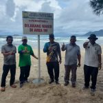 Disparpora Aceh Besar Pasang Rambu-rambu Titik Rawan Lokasi Wisata