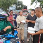 Kodam IM Bagikan Nasi Kotak Dalam Rangka Jum’at Berkah