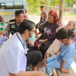 Urkes Polres Subulussalam Berikan Pelayanan Kesehatan Gratis untuk Korban Banjir