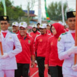 PORA XIV Pidie Dibuka, Bakri Siddiq Pimpin Defile Kontingen Banda Aceh