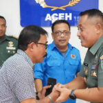Silaturahmi Kapendam IM Dengan Ketua PWI Aceh