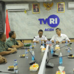Kapendam IM bersama Danrindam IM berkunjung ke Kantor Televisi Republik Indonesia (TVRI) Aceh