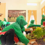 Persit Kartika Chandra Kirana Cabang IX PD Iskandar Muda Melaksanakan Lomba Mendekorasi Taman Panggung Merangkai Bunga Podium dan Parcel