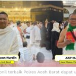 2 Personel Polres Aceh Barat Dapat Hadiah Umroh Gratis Dari Kapolres