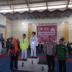 Kabag SDM Polres Atam Hadiri Pembukaan Turnamen Karate Piala Bupati