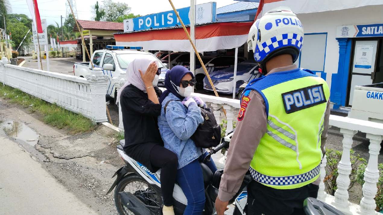 Giat Personel Turjagwali Satlantas Polres Aceh Tamiang Laksanakan Patroli Hunting