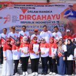 Meriahkan HUT Ke-78 Negara Republik Indonesia, Kapolres Subulussalam Hadiri Perlombaan Senam Kreasi